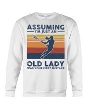Assuming I'm Just An Old Lady - Lacrosse Crewneck Sweatshirt tile