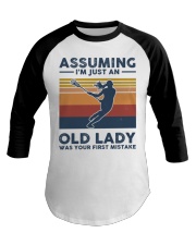 Assuming I'm Just An Old Lady - Lacrosse Baseball Tee tile