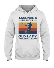 Assuming I'm Just An Old Lady - Lacrosse Hooded Sweatshirt tile