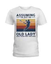 Assuming I'm Just An Old Lady - Lacrosse Ladies T-Shirt tile