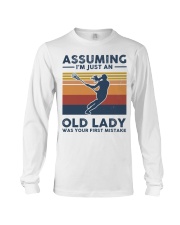 Assuming I'm Just An Old Lady - Lacrosse Long Sleeve Tee tile
