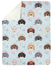 Dachshund 13 Quilts and Blankets Large Sherpa Fleece Blanket - 60" x 80" thumbnail