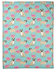 Pug 24 Quilts and Blankets Small Fleece Blanket - 30" x 40" thumbnail