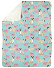 Pug 24 Quilts and Blankets Large Sherpa Fleece Blanket - 60" x 80" thumbnail
