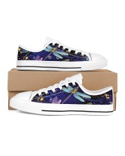 Dragonfly Shoes Women's Low Top White Shoes thumbnail
