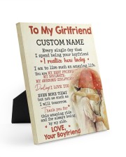 CV - GF0001 - GIFT FOR GIRLFRIEND 8x10 Easel-Back Gallery Wrapped Canvas front