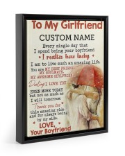 CV - GF0001 - GIFT FOR GIRLFRIEND Floating Framed Canvas Prints Black tile