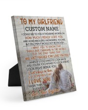 CV - GF0005 - GIFT FOR GIRLFRIEND 8x10 Easel-Back Gallery Wrapped Canvas front