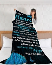FE018 Large Fleece Blanket - 60" x 80" aos-coral-fleece-blanket-60x80-lifestyle-front-11