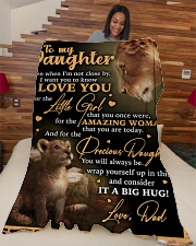 DD020 Large Fleece Blanket - 60" x 80" aos-coral-fleece-blanket-60x80-lifestyle-front-04