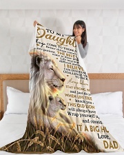 DD023 Large Fleece Blanket - 60" x 80" aos-coral-fleece-blanket-60x80-lifestyle-front-11