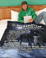 DD016 Large Fleece Blanket - 60" x 80" aos-coral-fleece-blanket-60x80-lifestyle-front-06