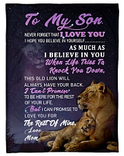 GIFT FOR SON Small Fleece Blanket - 30" x 40" front