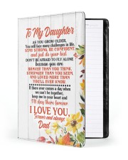 NOTEBOOK - DD0002 - GIFT FOR DAUGHTER FROM DAD Large - Leather Notebook front