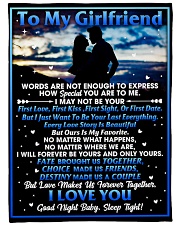 GIFT FOR GIRLFRIEND Large Fleece Blanket - 60" x 80" front