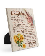 CV - DU0001 - GIFT FOR DAUGHTER FROM MUM 8x10 Easel-Back Gallery Wrapped Canvas front