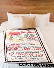 1 Large Fleece Blanket - 60" x 80" aos-coral-fleece-blanket-60x80-lifestyle-front-02