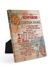 BF0001 - GIFT FOR YOUR BOYFRIEND 8x10 Easel-Back Gallery Wrapped Canvas front