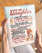NOTEBOOK - DM0001 - GIFT FOR DAUGHTER FROM MOM Large - Leather Notebook aos-large-leather-notebook-lifestyle-front-04