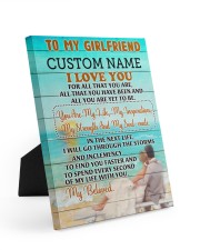 CV - GF0006 - GIFT FOR GIRLFRIEND 8x10 Easel-Back Gallery Wrapped Canvas front