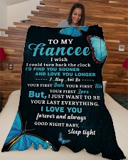 FE015 Large Fleece Blanket - 60" x 80" aos-coral-fleece-blanket-60x80-lifestyle-front-04