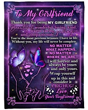 GF024 Large Fleece Blanket - 60" x 80" front