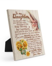 CV - DM0001 - GIFT FOR DAUGHTER FROM MOM 8x10 Easel-Back Gallery Wrapped Canvas front