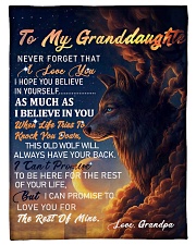 GIFT FOR GRANDDAUGHTER Small Fleece Blanket - 30" x 40" front