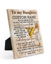 CV - DM0003 - GIFT FOR DAUGHTER FROM MOM 8x10 Easel-Back Gallery Wrapped Canvas front