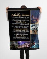 GIFT FOR FIANCEE Small Fleece Blanket - 30" x 40" aos-coral-fleece-blanket-30x40-lifestyle-front-14