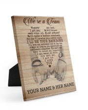 CV - GF0002 - GIFT FOR GIRLFRIEND 8x10 Easel-Back Gallery Wrapped Canvas front