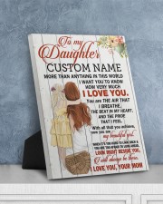 CV - DM0004 - GIFT FOR DAUGHTER FROM MOM 8x10 Easel-Back Gallery Wrapped Canvas aos-easel-back-canvas-pgw-8x10-lifestyle-front-06