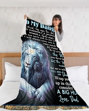 DD022 Large Fleece Blanket - 60" x 80" aos-coral-fleece-blanket-60x80-lifestyle-front-11