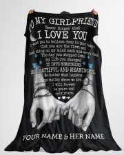 BL - GF0002A - GIFT FOR GIRLFRIEND Large Fleece Blanket - 60" x 80" aos-coral-fleece-blanket-60x80-lifestyle-front-10