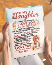 NOTEBOOK - DD0001 - GIFT FOR DAUGHTER FROM DAD Large - Leather Notebook aos-large-leather-notebook-lifestyle-front-04