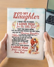 NOTEBOOK - DD0001 - GIFT FOR DAUGHTER FROM DAD Large - Leather Notebook aos-large-leather-notebook-lifestyle-front-05