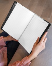 NOTEBOOK - DD0001 - GIFT FOR DAUGHTER FROM DAD Large - Leather Notebook aos-large-leather-notebook-lifestyle-front-06