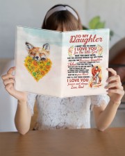 NOTEBOOK - DD0001 - GIFT FOR DAUGHTER FROM DAD Large - Leather Notebook aos-large-leather-notebook-lifestyle-front-17