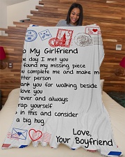GF017 Large Fleece Blanket - 60" x 80" aos-coral-fleece-blanket-60x80-lifestyle-front-04