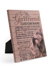 CV - GF0004 - GIFT FOR GIRLFRIEND 8x10 Easel-Back Gallery Wrapped Canvas front