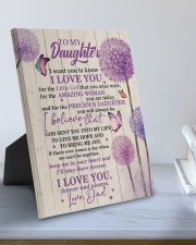 CV - DD0002 - GIFT FOR DAUGHTER FROM DAD 8x10 Easel-Back Gallery Wrapped Canvas aos-easel-back-canvas-pgw-8x10-lifestyle-front-01