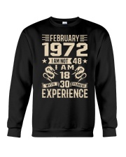 February-1972-m-6 Crewneck Sweatshirt thumbnail