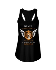 Never Underestimate The Power Of A Woman Beagle Ladies Flowy Tank thumbnail