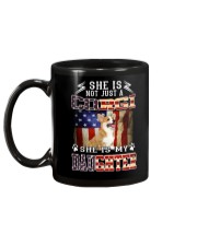 Corgi - She is my daughter flag back print Mug tile