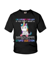 I'm a grumpy old lady Youth T-Shirt tile