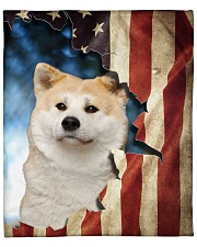 Beautiful Akita Fleece Blanket - 50" x 60" front