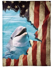 Beautiful Dolphin Large Fleece Blanket - 60" x 80" front