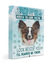 Papillon - I'll always be there 11x14 Gallery Wrapped Canvas Prints front