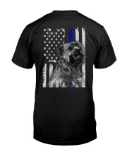 Yorkshire terrier flag back print 2 Classic T-Shirt back