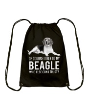 I trust my Beagle Drawstring Bag tile